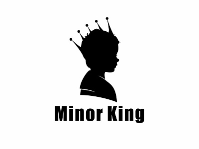Minor King design icon illustration logo