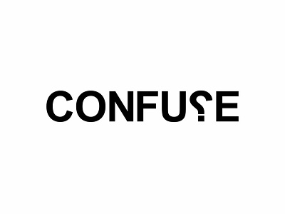 Confuse design illustration logo