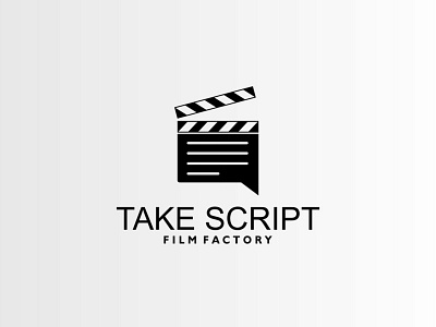 Take Script design icon illustration logo