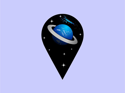 Blue Planet design icon illustration logo