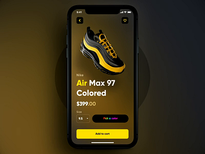What if, shopping and personalizing was way more engaging? 3d app ar augmented reality configurator innovation motion motion design product design shoes shop sports ux