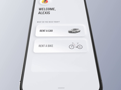 Ride sharing concept for car, bikes and scooters. 3d bike car map rental rental app ride sharing rideshare scooter