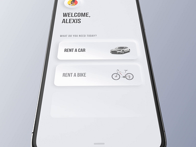 Ride sharing concept for car, bikes and scooters. 3d bike car map rental rental app ride sharing rideshare scooter