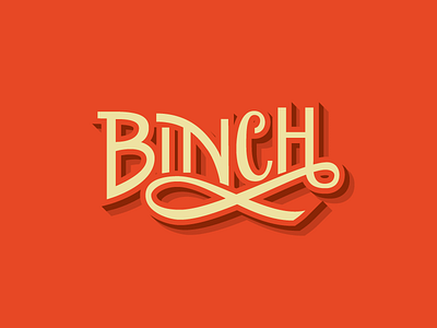 Binch challenge custom dictionary lettering type urban weekly words