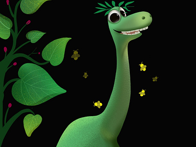 Lil Dino 3d colors digital illustration digitalart dribbble best shot dribbleartist illustration logo procreate