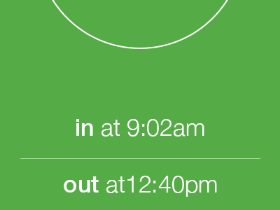 Time Clock iOS 7