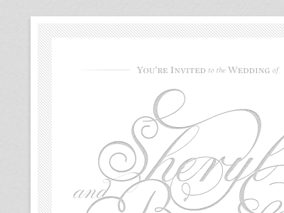 You're Invited invitation invite wedding