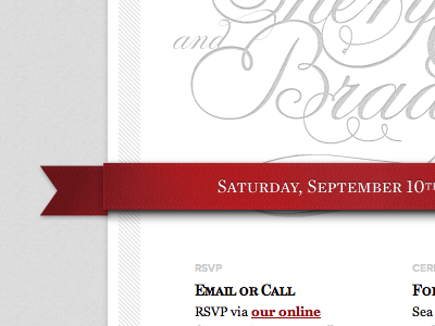 Saturday, September 10th invitation invites wedding