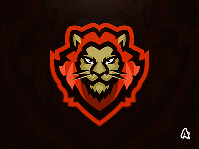 Lion Mascot Logo Collaboration with Vortek esports esports logo lion logo mascot mascot logo sports sports logo vortek