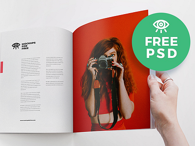 Magazine Mockups For Free freebie magazine mockup psd