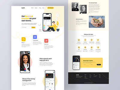 Tenth. Landing Page