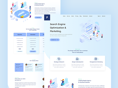 Startup Agency Landing Page agency branding design design ui illustration landing page startup startup agency startup branding ui uidesign user experience user interface ux design web ui