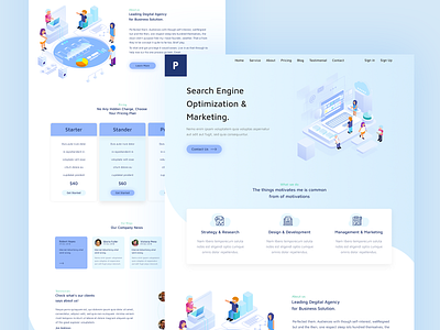 Startup Agency Landing Page