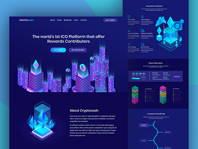 Cryptocash Landing Page