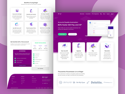Bill Pay Landing Page app app apps application app concept app design app landing app landing page app landing template branding branding agency branding design design design ui landing page ui uidesign user experience user interface ux design web ui