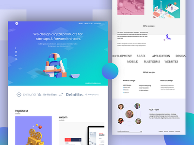 Digital Agency Landing Page