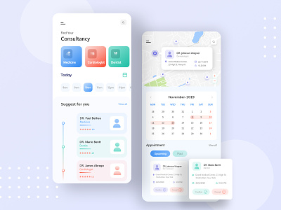 Find Consultancy App 2019 2020 android concept consultancy doctor app ios medical app medical care medical design mobile app mobile app design mobile application mobile apps mobile design mobile ui uidesign uiux user experience user interface