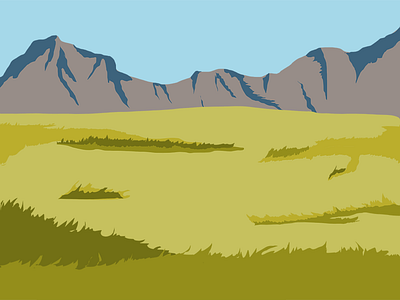 WY Grassland illustrator wyoming