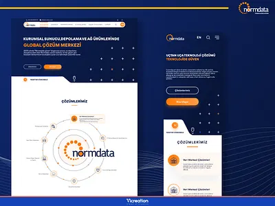 Normdata Corporate Website Design branding design graphic design illustration ui ux