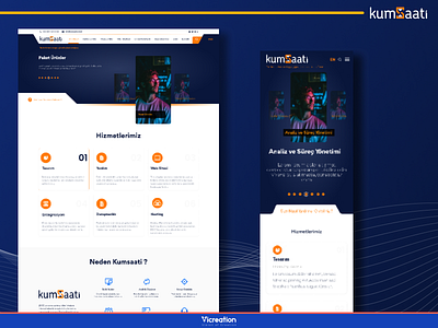KumSaati Corporate Website Design branding design graphic design illustration ui ux