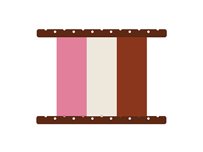 I is for Icecream Sandwich alphabet graphic design lettering type