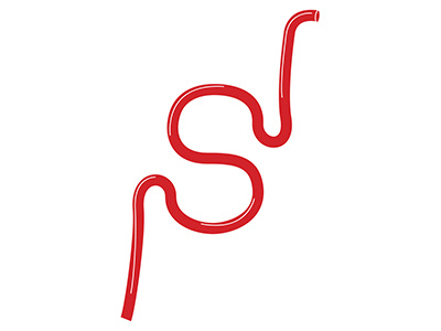 S is for Straw 36daysoftype alphabet graphic design letter lettering s type