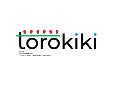 Torokiki logo lettering maori type typography