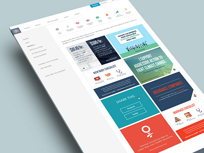 Organizing for Action — Share page barack design donate get involved non profit obama ofa organizing for action share ui ux website