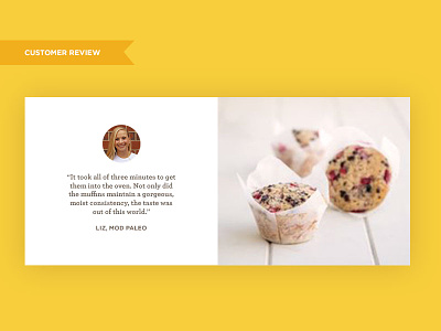 Customer review bakery baking customer ecommerce flat profile quote review testimonial user yellow