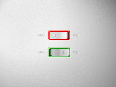 Switch button classic clean led light minimal off old fashion on switch ui