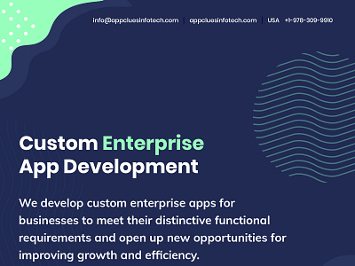 Custom Enterprise Mobile App Development Company in USA enterprise app development