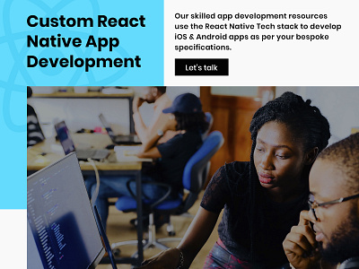 Custom React Native App Development Company in USA react native mobile development