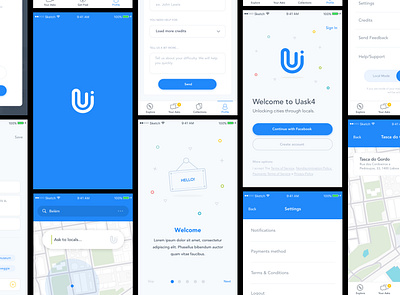 Uask - Mobile App android app design system development entrepreneurship experience interactive interface ios maps mobile app product product design rewards turism ui ui design ux ux design