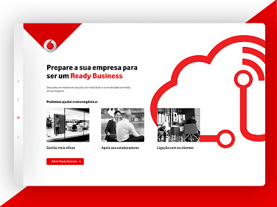 Ready Business - Vodafone business cases micro.site responsive ui ux vodafone web