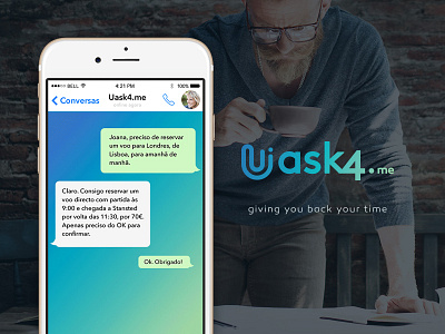 Uask4.me | Virtual Assistant for Startups & Professionals assistant entreperneurs mobile service startup uask4me ux virtual