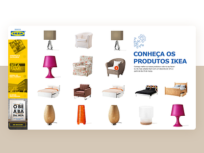 Microsite IKEA • UI Design & UX catalog ikea microsite navigation products retail ui ux web design website