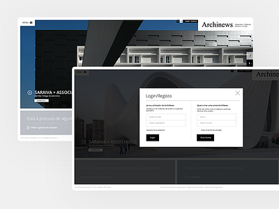 Archinews Website • UI Design & UX