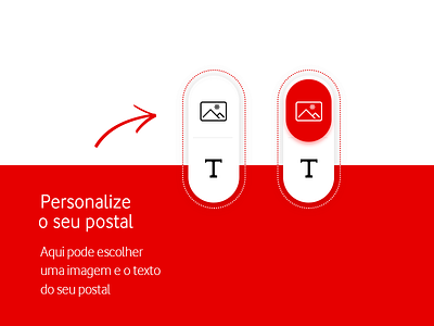Vodafone | Christmas • UI Design button custom image interactive interface plataform text ui users ux web design