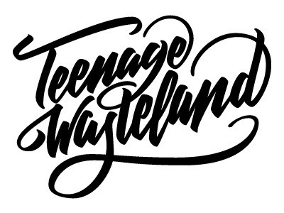 Teenage Wasteland brush brushlettering lettering logo type typography