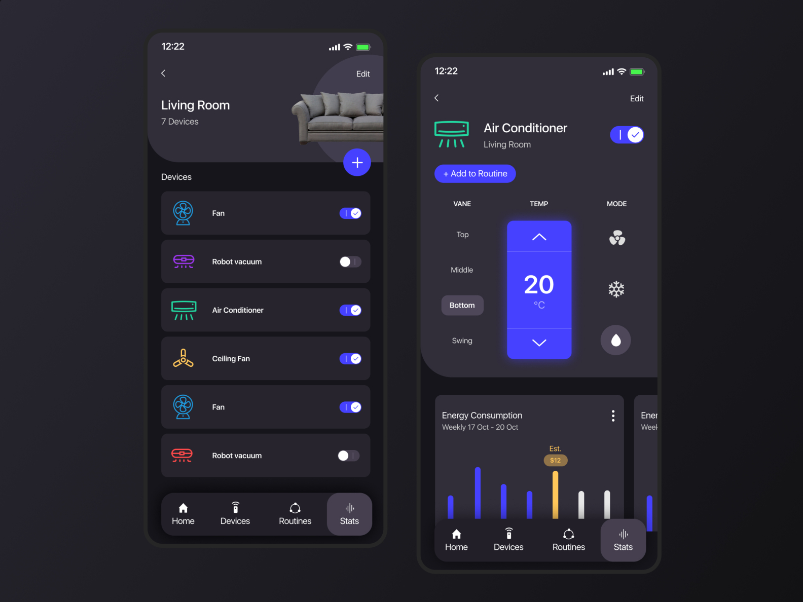 Smart Home App by Dmitry Galkin on Dribbble