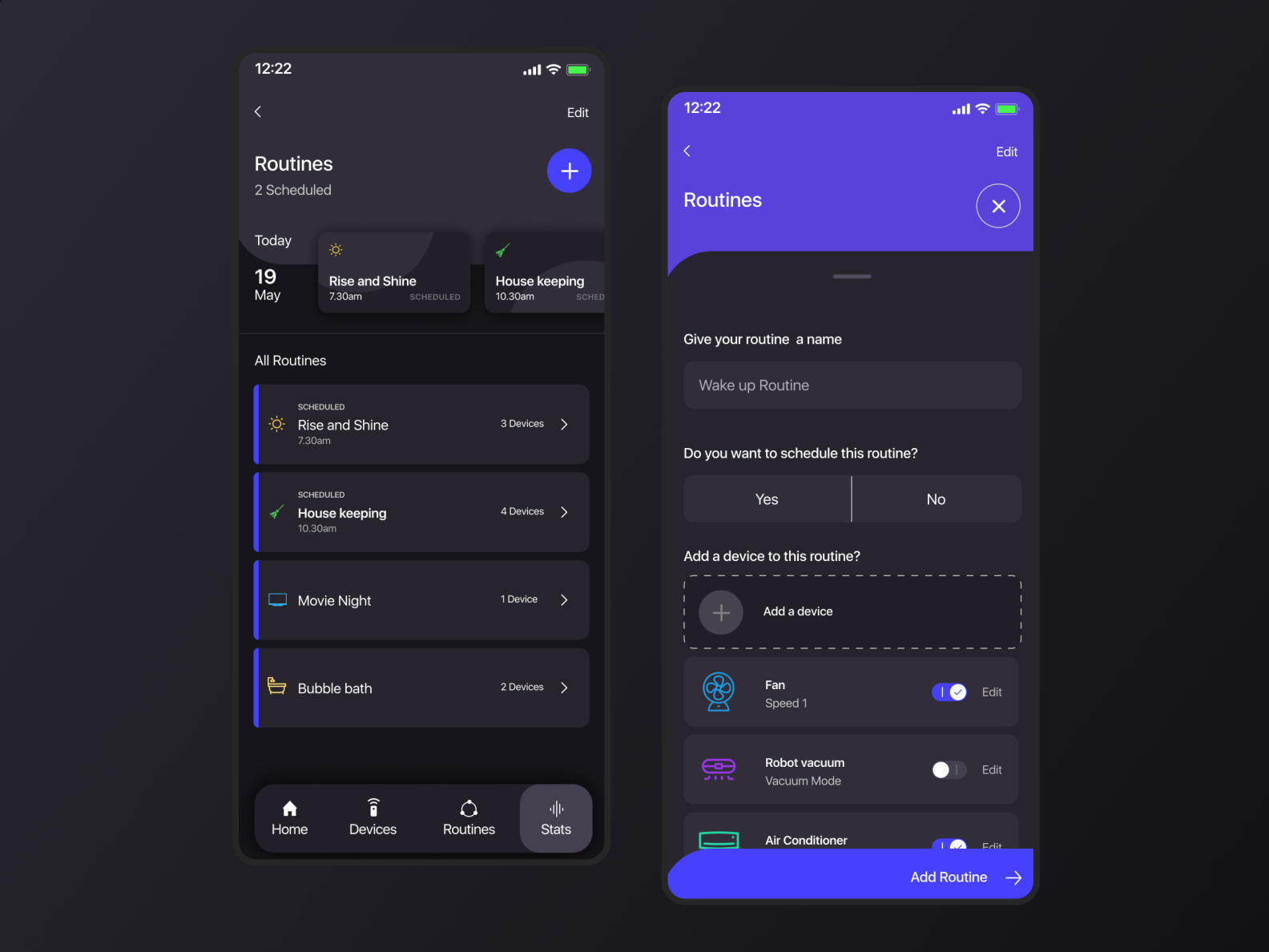 Smart Home App by Dmitry Galkin on Dribbble