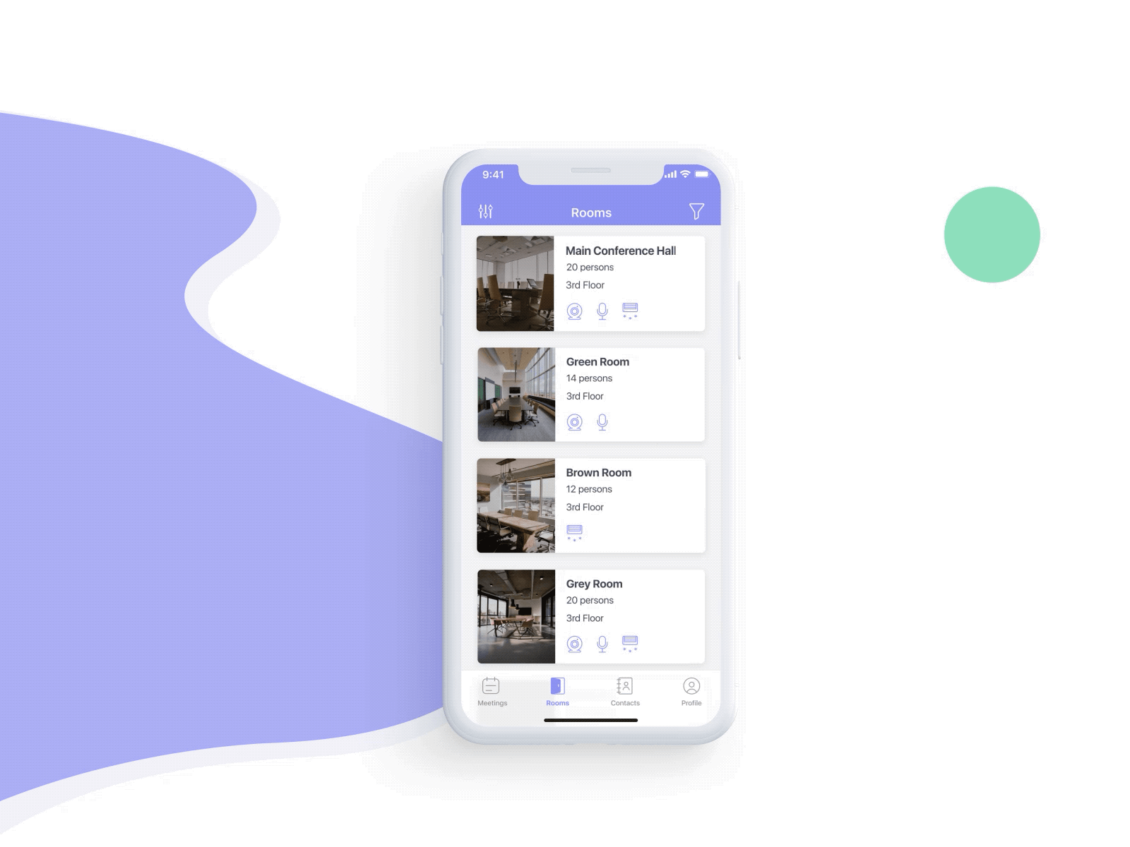 Calendos - Meeting Room Booking App