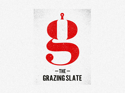 Logo for 'The Grazing Slate' business design food lettermark logo restaraunt