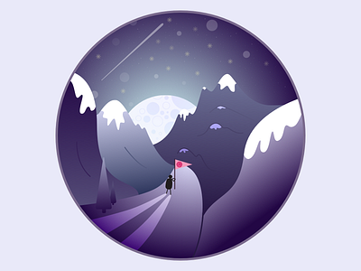 Cold Night Adventure Dribbble