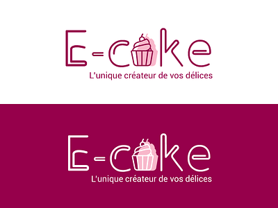 Dribbble E Cake branding creating interface logo typography ui ux