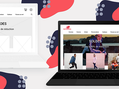 New balance redesign website