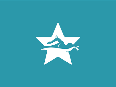 Swim Leaders adobe branding design illustration logo mark sport star swim vector