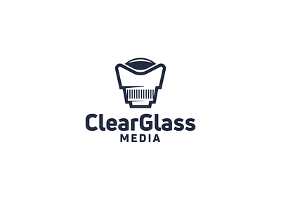 Clear Glass Media branding camera camera lens creative design graphic illustration lens logo photo photography logo vector