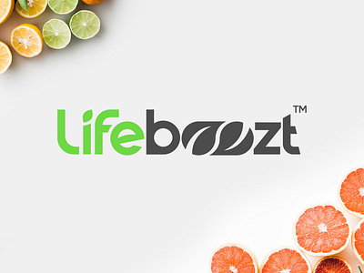 Lifeboozt branding business design illustration letter logo supplement supplements typography vector
