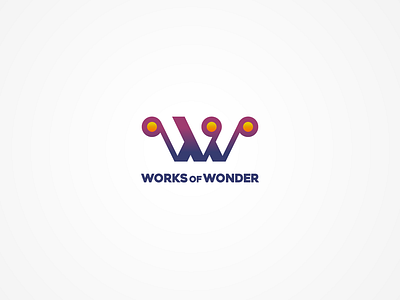 Works Of Wonder art branding creative design graphic graphicdesign illustration illustrator letter logo logodesign typography vector